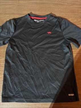 Tony Hawk Black Short Sleeve Tee with Red Logo